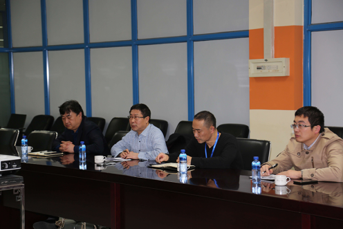 万名干手下基层烟台市国企一队到平博pinnacle软件公司调研座谈